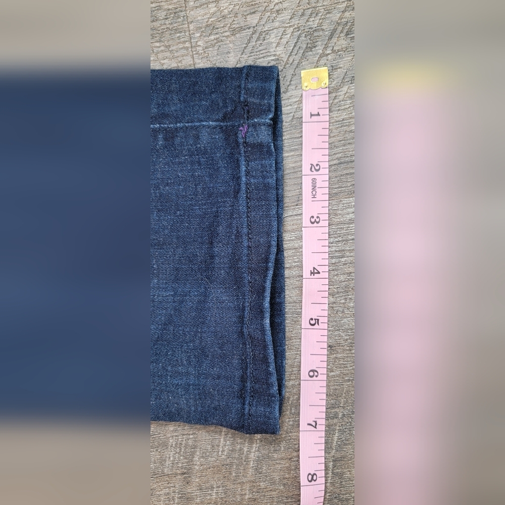 NYDJ Skinny Staight Leg Jean's Women's 4 Dark Wash Strech Denim Low-Mid Rise - Picture 12 of 15